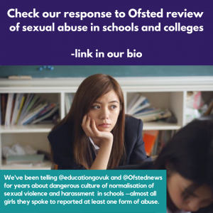 Last Year, Ofsted Published A Review Into Sexual Abuse In Schools, Finding 9 In 10 Girls Experience Abuse. But Schools Were Failing Girls In Their Care, Who Learn Sexual Violence Is "not Important" And Rarely Challenged. Since Then, What's Changed?