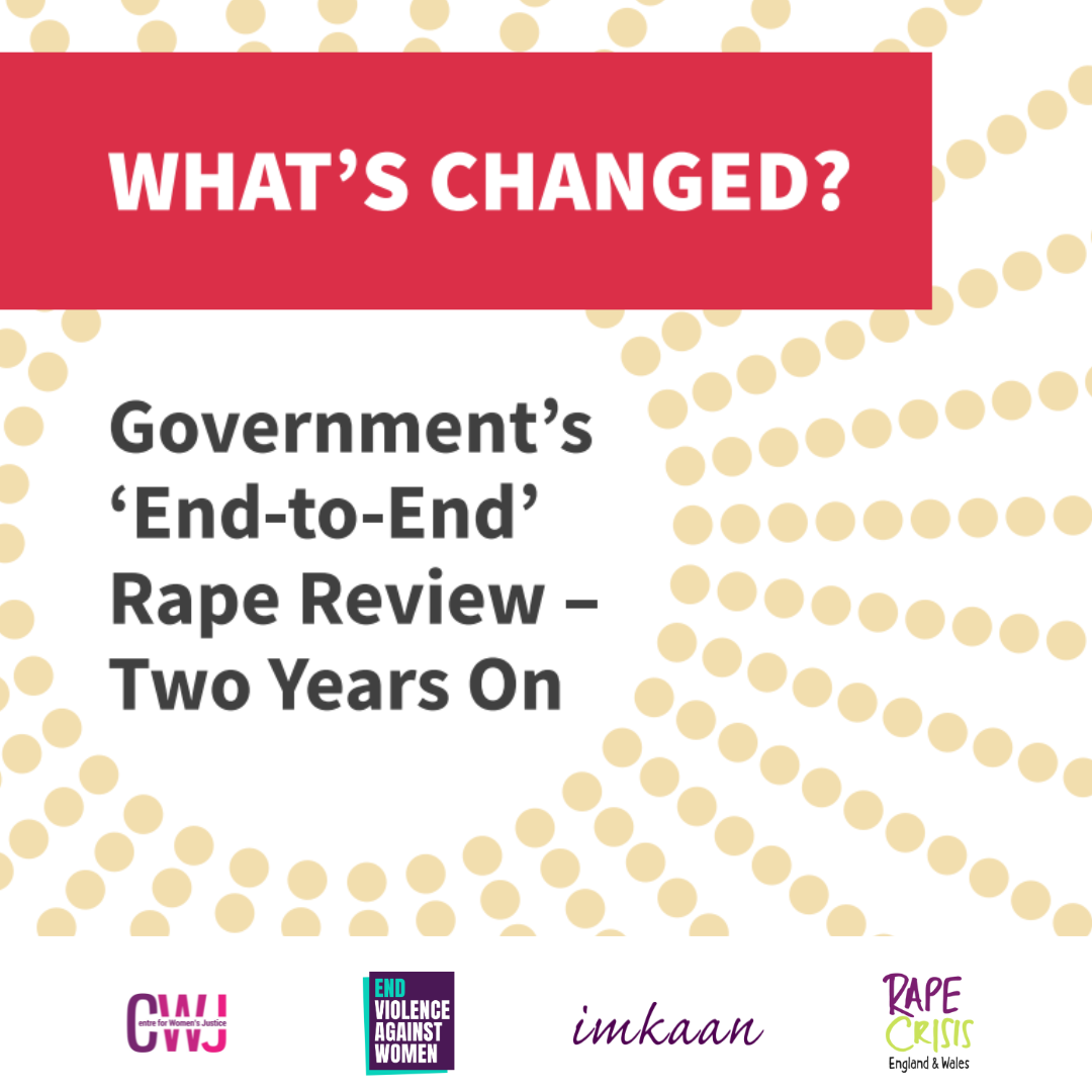 What's changed? The government's end-to-end rape review, two years on